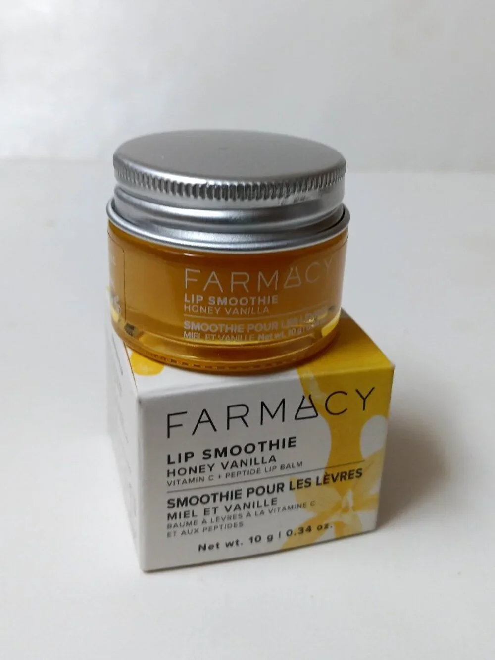 FARMACY - Lip Smoothie Honey Vanilla Vitamin C + Peptide Lip Balm - 10 G.